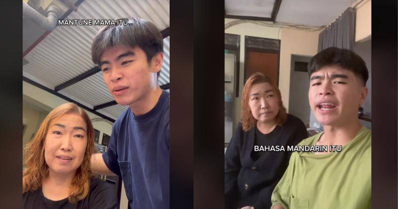 7 Konten Steven Wongso Bersama Mamanya